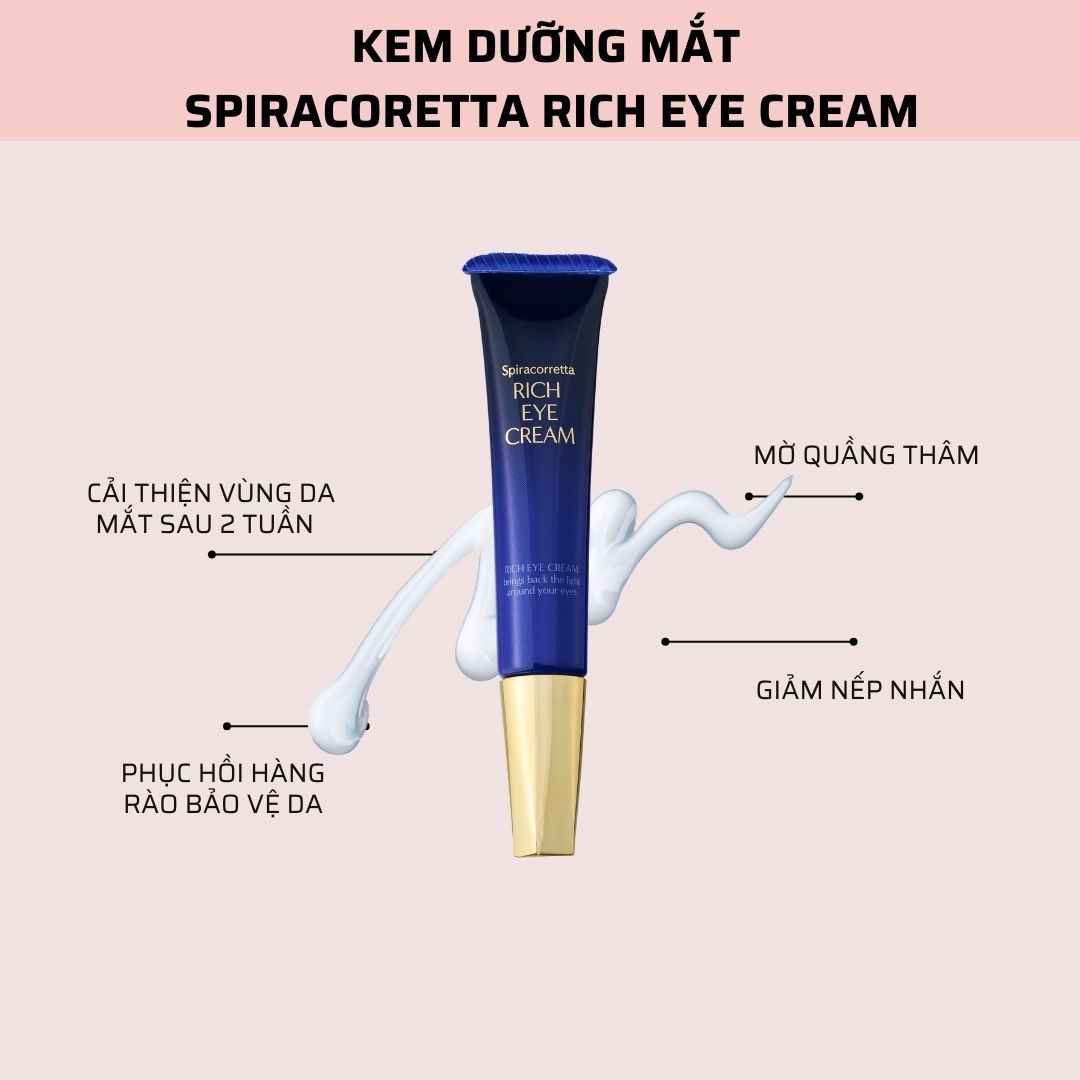 Kem dưỡng mắt Spiracorretta Rich Eye Cream (15g) - Nhật Thảo