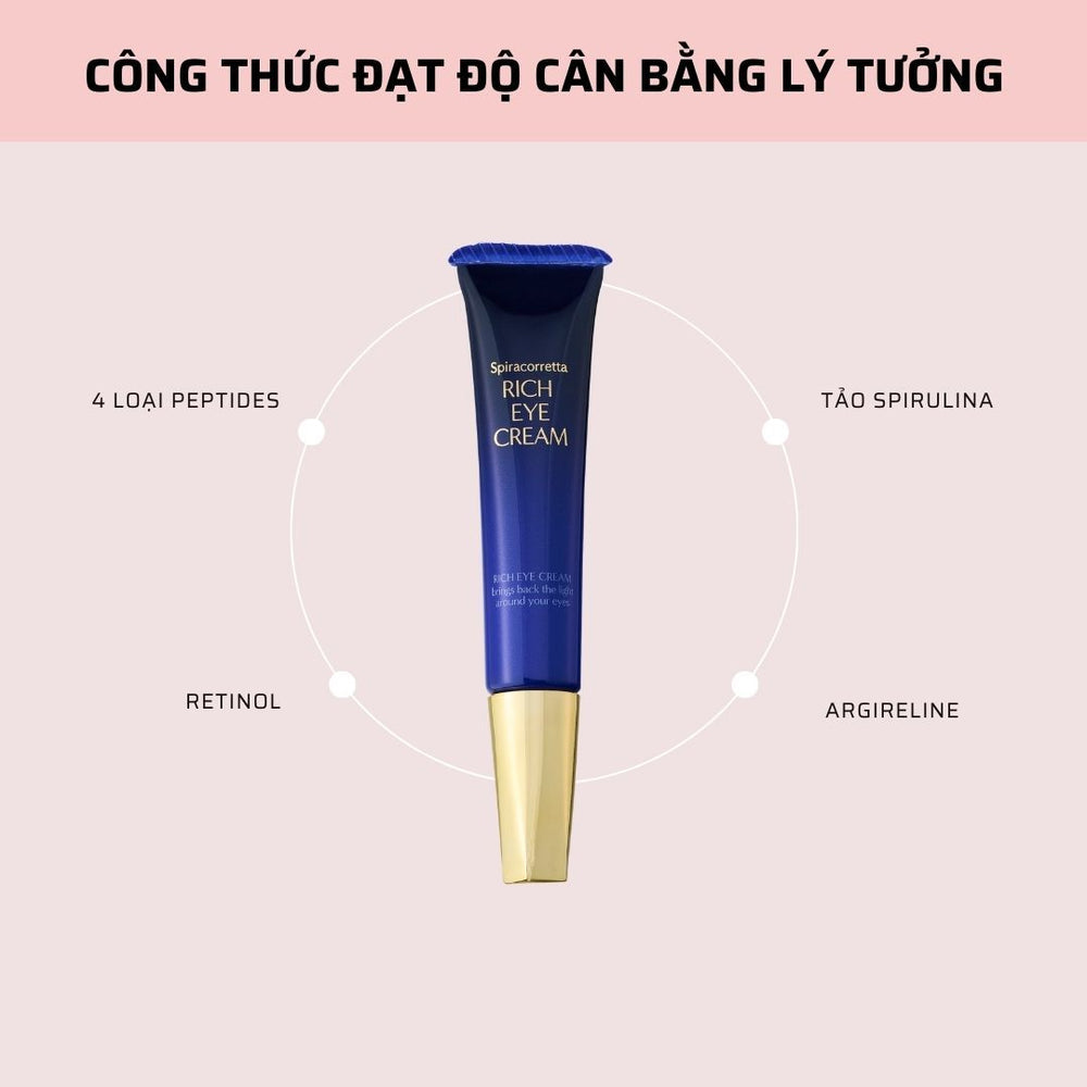 Kem dưỡng mắt Spiracorretta Rich Eye Cream (15g) - Nhật Thảo