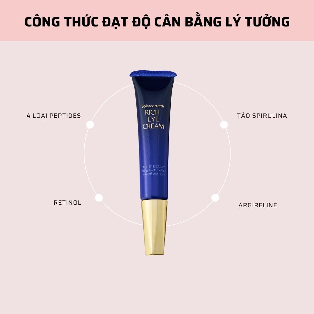 Kem dưỡng mắt Spiracorretta Rich Eye Cream (15g) - Nhật Thảo