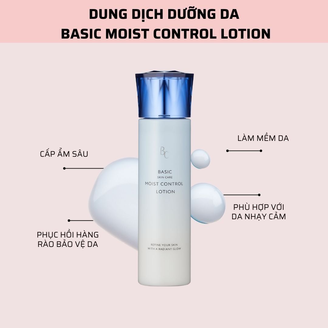 Nước Cân Bằng Và Dưỡng Ẩm Cho Da Moist Control Lotion - Nhật Thảo