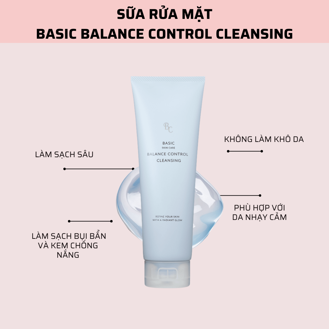 Sữa rửa mặt tẩy tế bào chết, dưỡng ẩm, giúp tẩy trang và tẩy da chết JLP Balance Control Cleansing 180g - Nhật Thảo
