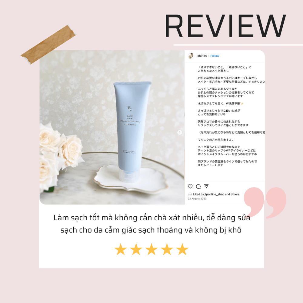 
                  
                    Sữa rửa mặt tẩy tế bào chết, dưỡng ẩm, giúp tẩy trang và tẩy da chết JLP Balance Control Cleansing 180g - Nhật Thảo
                  
                